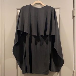 Black backless cocktail dress